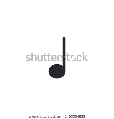 music icon symbol sign, vector, eps 10 