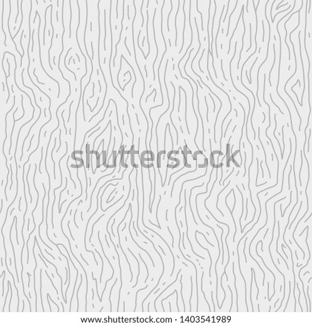 Hand-drawn line wooden background. Wood grain texture. Vector seamless pattern.