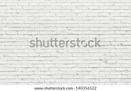 White misty brick wall for background or texture Royalty-Free Stock Photo #140356522