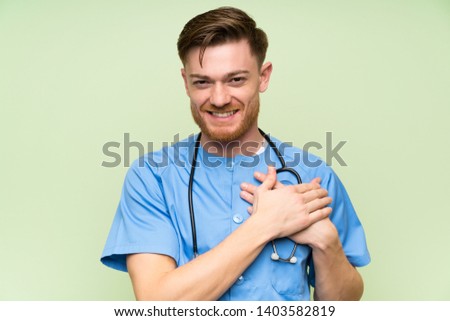 Surgeon doctor man in love