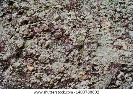 Close up rock wall or floor texture and background