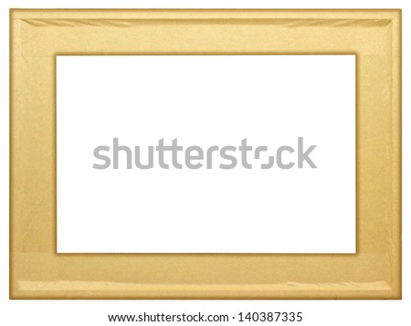 picture frames isolated on white background.