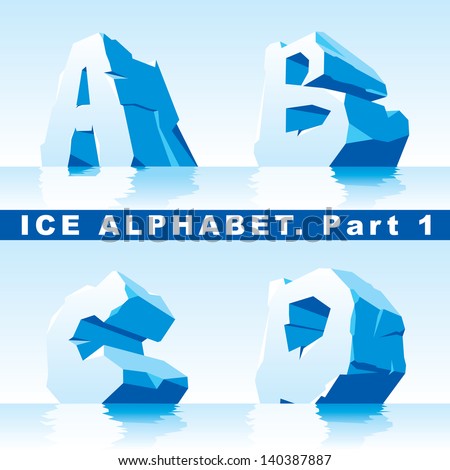  set of ice letters.  Part 1