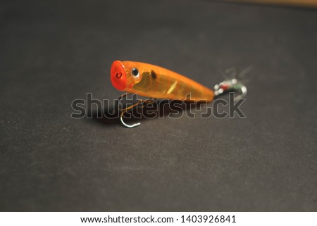 Fishing lure with warm light