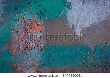 Grungy metal texture with natural defects. Scratches, painted, cracks, dust. Can be used as a background or poster for an inscription.