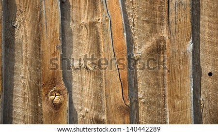 Vertical wood planks as a background texture