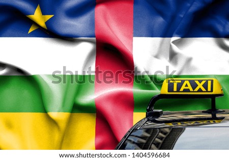 Taxi service conceptual image in country of Central African Republic