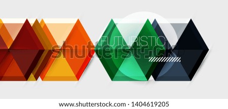 Hexagon abstract background, geometrical modern template, vector business presentation wallpaper design