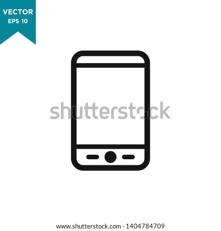 smartphone device vector icon in trendy flat design 