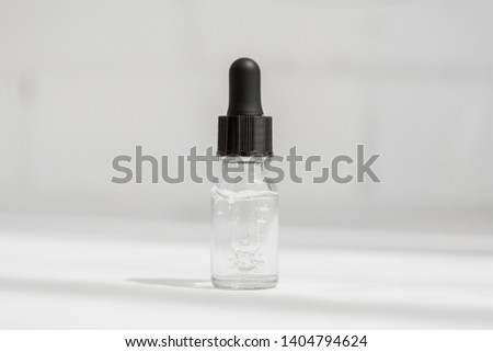 face serum,Moisturizing serum for dry skin on a white background