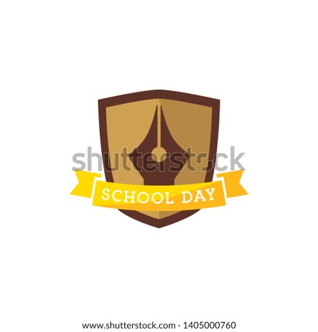 School Logo Design Emblem and Badge Template