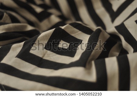 Black and White Fabric Pattern