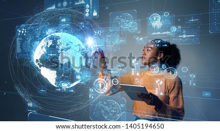 GUI (Graphical User Interface) concept. Royalty-Free Stock Photo #1405194650