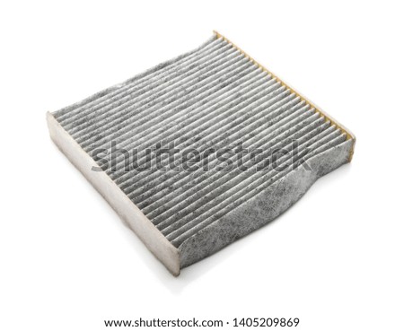 air filter on a white background