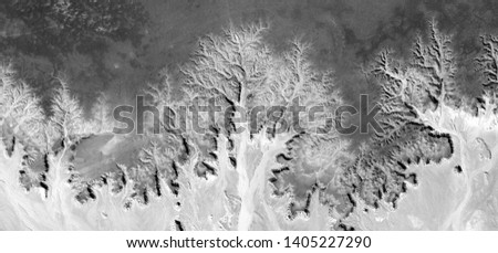 the frozen forest, allegory, abstract photography of the deserts of Africa from the air in black and white,  Genre: Abstract Naturalism, from the abstract to the figurative, 