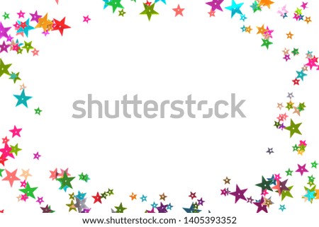 Colorful stars background.
Rainbow colored star.