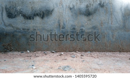 vintage concrete wall and  ground floor