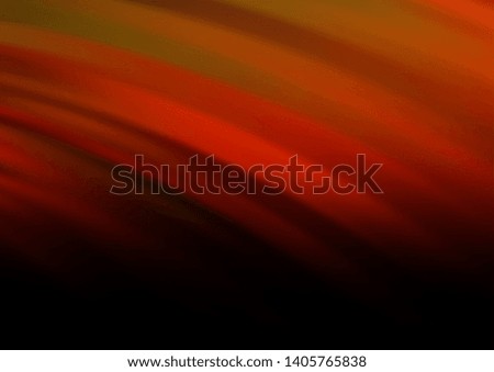 Dark Orange vector template with bubble shapes. Shining illustration, which consist of blurred lines, circles. New composition for your brand book.