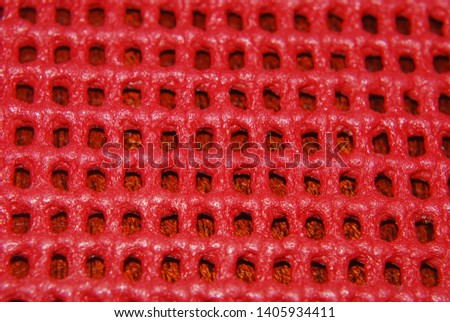 Red net mat texture image.