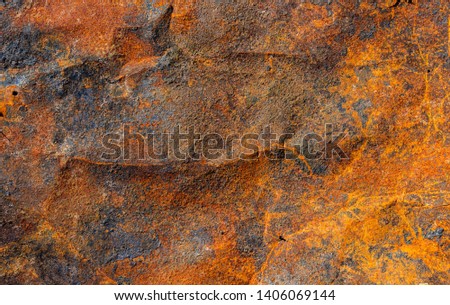 Old rusty metal surface background