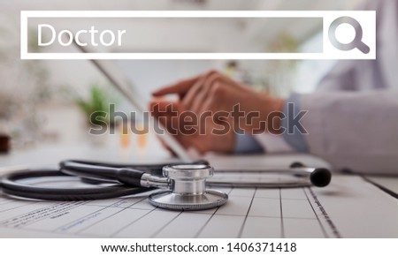 Stethoscope on a desk doctor healthcare doctor medical stethoscope career consult