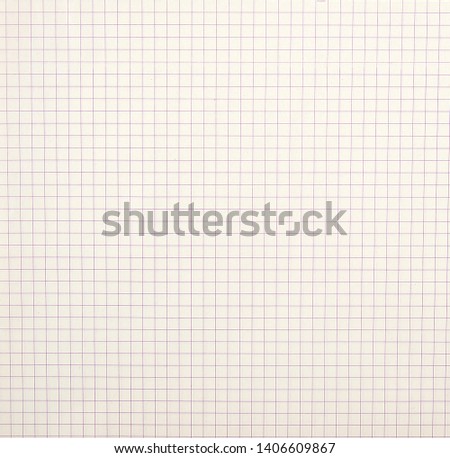 sheet of school notebook in a cell, full frame, abstract background