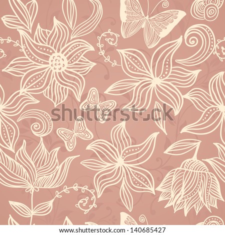 seamless floral pattern. eps10