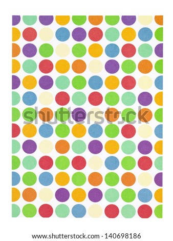 Vector illustration of colorful circle wallpaper