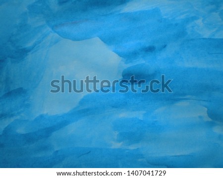 Blue watercolor background which i do with the watercolor paints. I hope you will inspired.