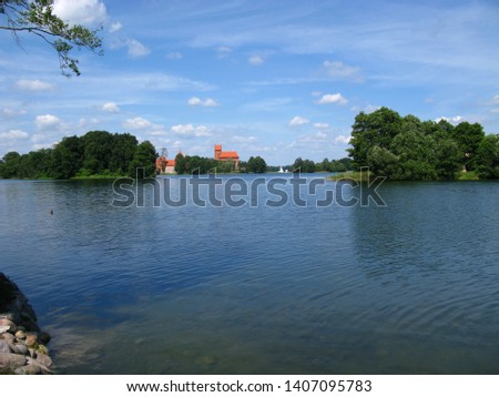 The medieval castle of Trakai, Lithuania