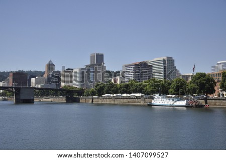 The water front in Portland Oregon