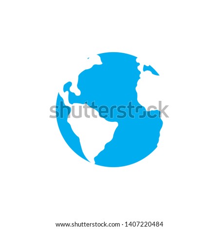 Globe, world, earth, isolated on white background