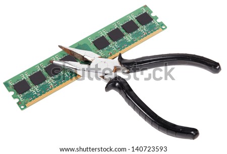 repair of RAM, isolated background parts