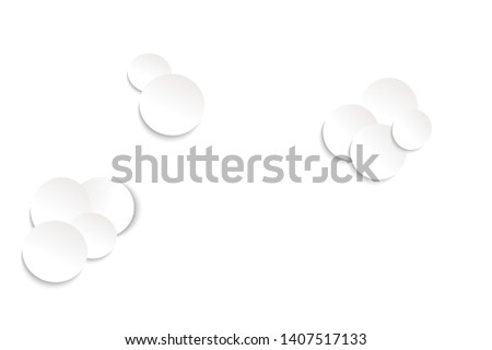 vector of simple background with round shape in white colors. Eps 10.