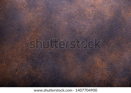 Old rough textured dark brown background, decorative