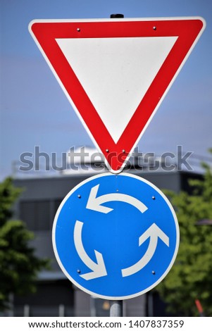 no parking sign on blue background