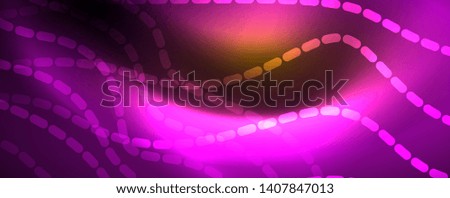 Shiny neon lines techno magic futuristic background, magic energy space light concept, abstract background wallpaper design, vector illustration