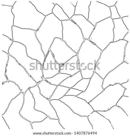cracked pattern surface vector background