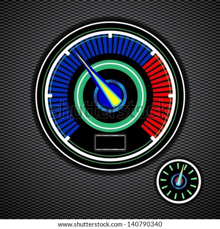Tachometer. Vector illustration