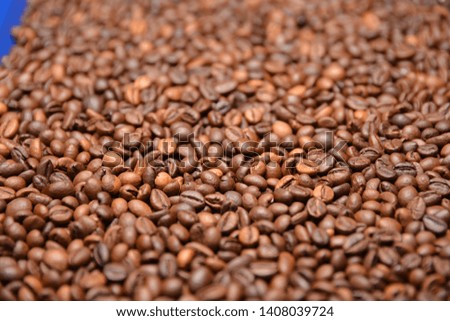 coffee beans background texture closeup