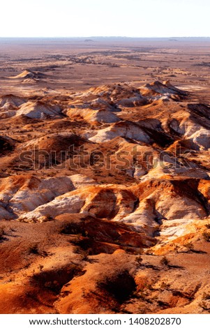 Anna Creek Painted Hills, South Australia aerial photography