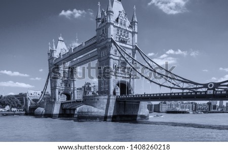 Beautiful view of Tower Bridge, London.