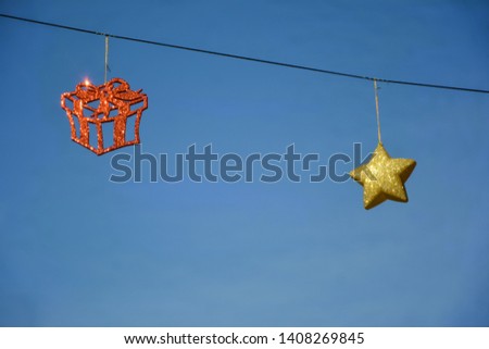 Tree decorations in the holiday season