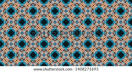 Abstract Pattern Illustration Background Texture In Geometric Ornamental Style.