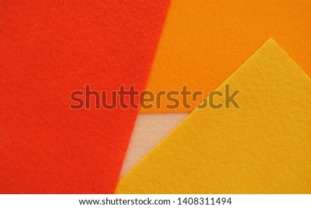 colourfull set of natural felt texture. yellow, orange, red. modern colour background. handmade Royalty-Free Stock Photo #1408311494