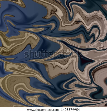 marble and liquid abstract background with oil painting