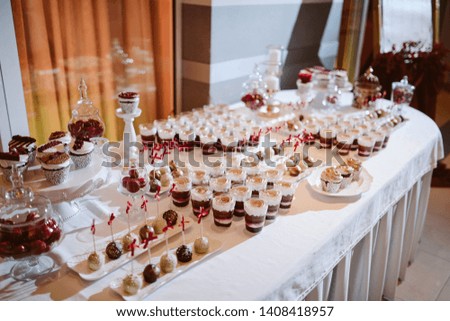 A sweet table for special day