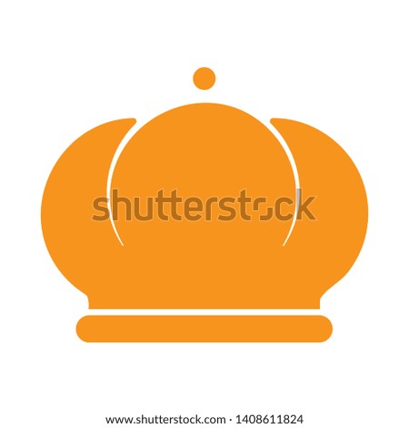 yellow crown icon symbol sign logo template, vector, eps 10 