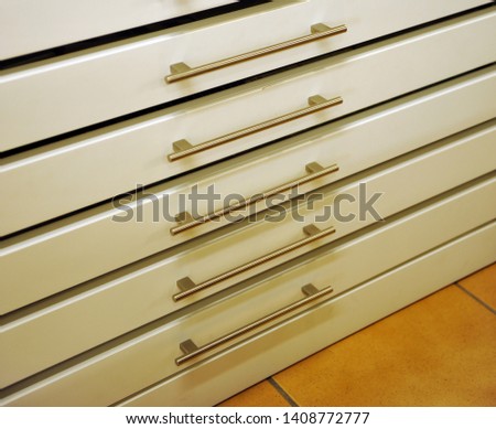 Metal drawer unit, office furniture for archiving architecture plans