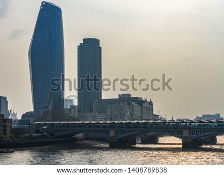 London Skyline by River Thames